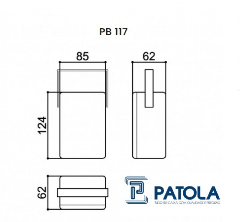 Só Tudo CAIXA PLASTICA PATOLA PB 117