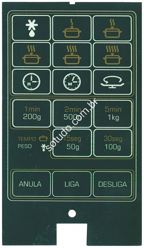 S Tudo Membrana Para Forno Microondas Sanyo Tb Preto Brilho