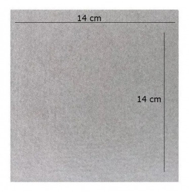 Placa de Mica para Microondas 15x15 cms